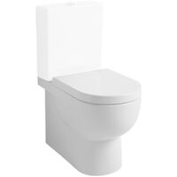 WC El07 e-line vaso m/b bianco con curva tecnica Coprivaso e cassetta non incluso