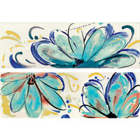 Rivestimento shades flowers sea mix 20x60 scelta 1 decoro cf 2 pz mix