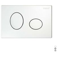 Placca per scarico wc Pucci Eco Ellisse