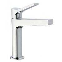 Miscelatore lavabo twitter completo di scarico automatico cromo