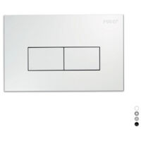 PLACCA PER CASSETTA INCASSO PUCCI ECO 2 PULSANTI LINEA MOD.2014 Bianca PUCCI