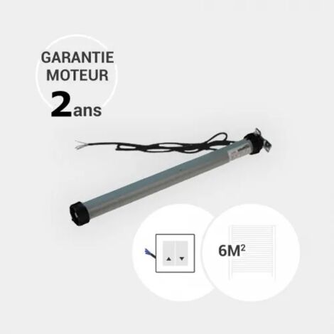 Moteur de volet roulant filaire 10 Nm pour axe octogonal 40 mm