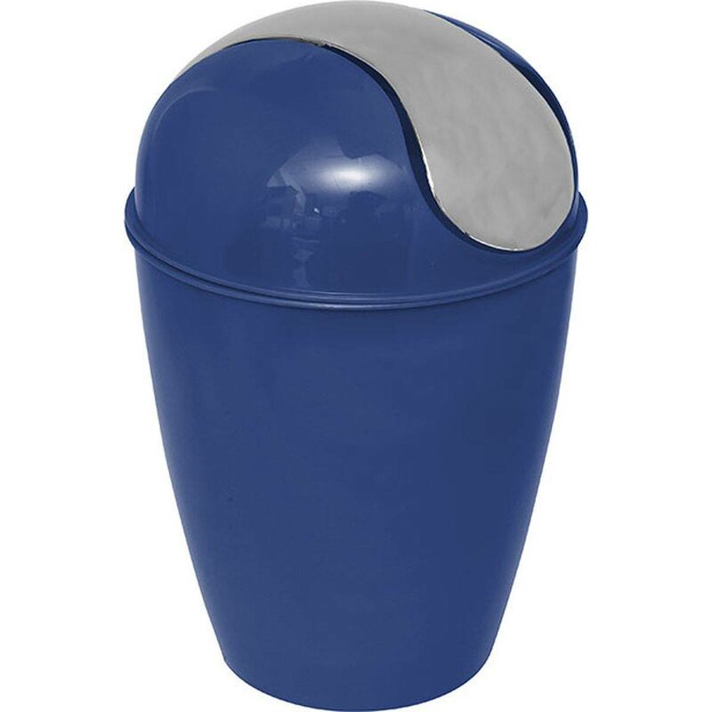 Pp mini bidone conico con coperchio 1,7l - blu navy - Tendance