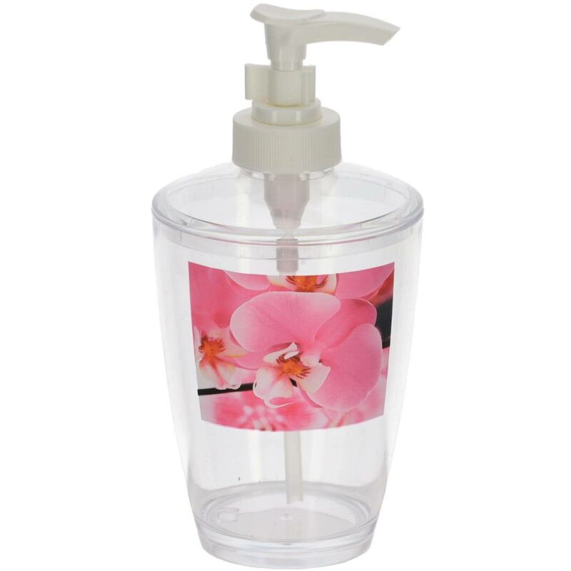 Lifestyle Lover Dispenser di sapone in vetro ambrato, dispenser di sapone, detersivo per piatti, shampoo, lozione, 300 ml