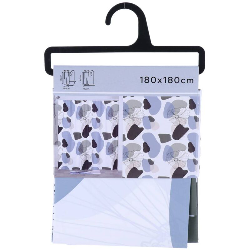 LB Inchiostro giapponese Tenda della doccia con ganci, 180x180cm Bambù Alberi Sole Montagne Tende da bagno, Antimuffa Resistente all'acqua Lavabile Tessuto in poliestere