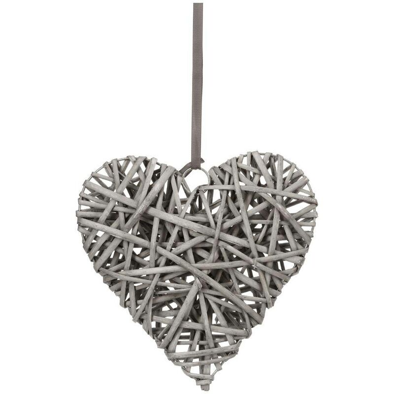 Specchio ritorto cuore twist red h40cm - Atmosphera créateur d'intérieur