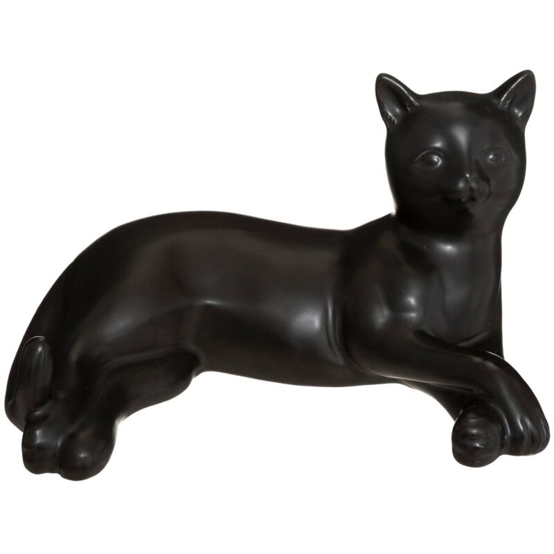 Salvadanaio In Ceramica Gatto Portafortuna Oro