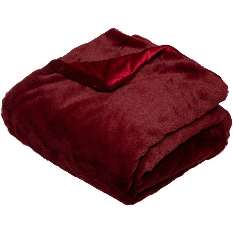 Coperta Pile Fiocco Di Neve Rosso Nero Plaid Matrimoniale Flanella