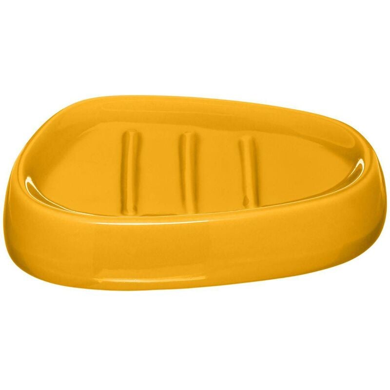 Porta Saponetta In Ceramica Cm 13 Giallo