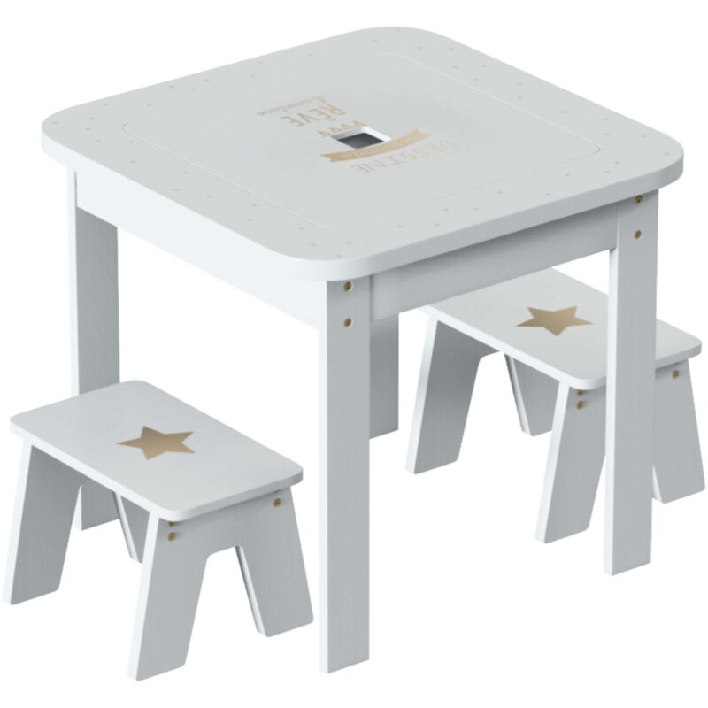 Tavolo Per Bambini Atmosfera - Design Rosa Douceur, Diametro 60 Cm, Altezza 43.5 Cm - Foto 3