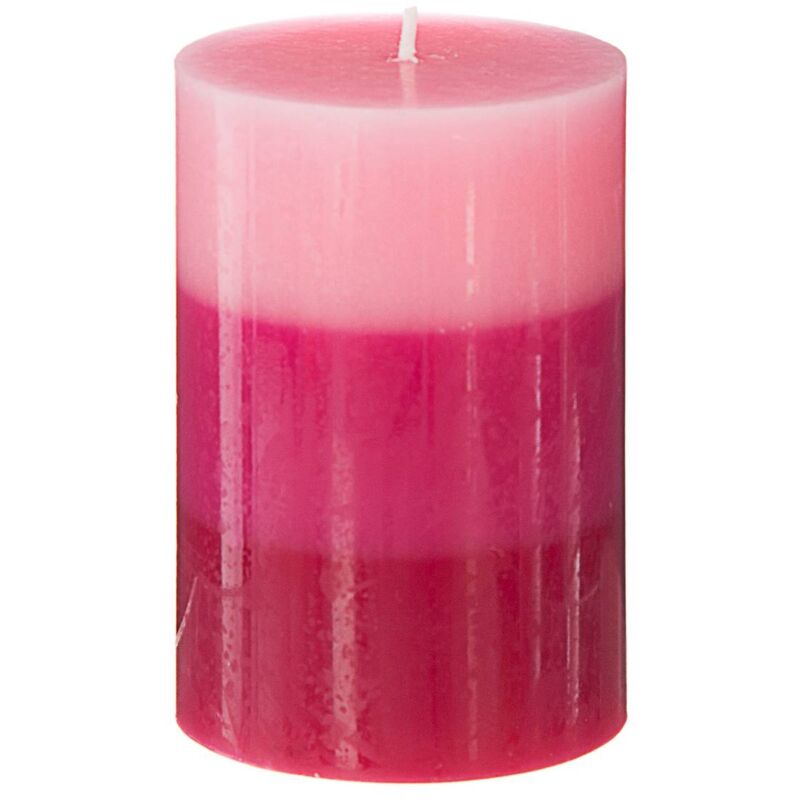 Grande candela profumata in votive di vetro - Rosa