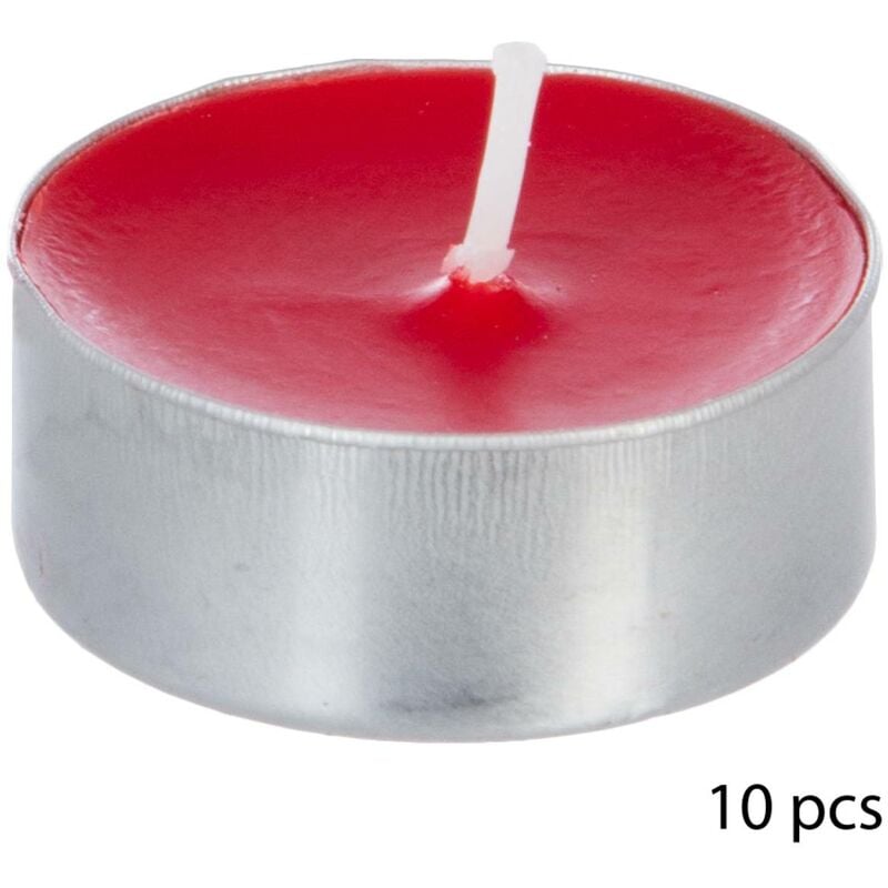 Confezione da 10 candele profumate ai frutti rossi 150g - lotto di 10  candele profumate di frutta