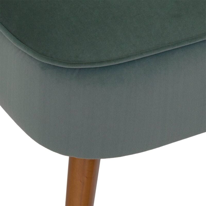 ATMOSPHERA CREATEUR D'INTERIEUR Pouf seis in velluto verde giada :  : Casa e cucina