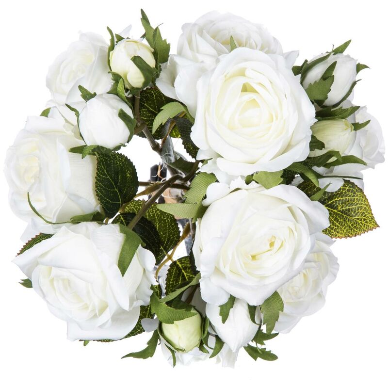 Composizione floreale dibia h35cm - Atmosphera créateur d'intérieur