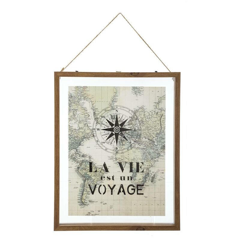 Cornice voyage 38x48cm - 38 x 48 - Atmosphera créateur d'intérieur