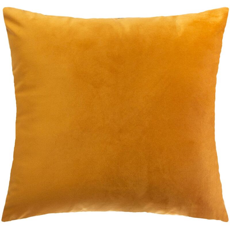 SILK copricuscini giallo paglia in seta 40x40 cm