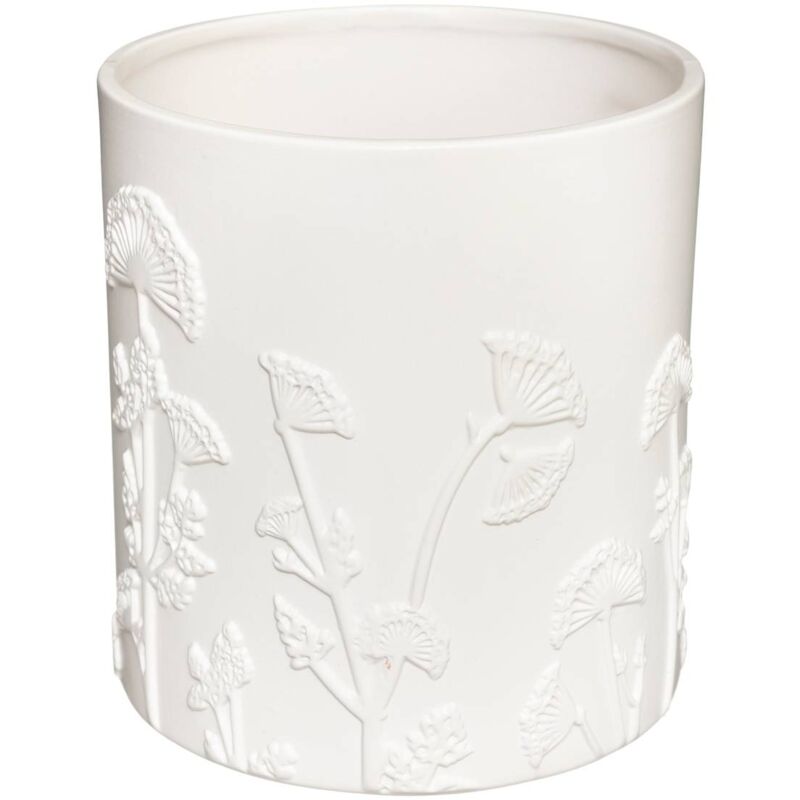 Vaso in ceramica bianco