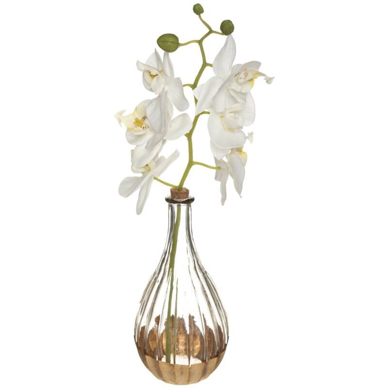 Vaso per orchidee finte, bianco - Atmosphera, créateur d'intérieur