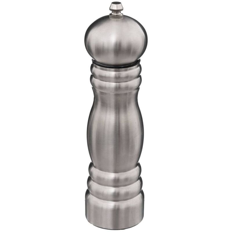 5five - mulino a mano in acciaio inox da 20 cm