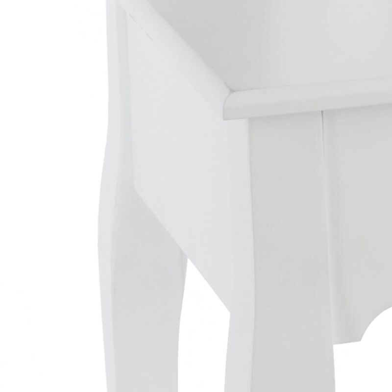 ATMOSPHERA CREATEUR D'INTERIEUR - Tavolino da toilette Aurell bianco 1 cassetto