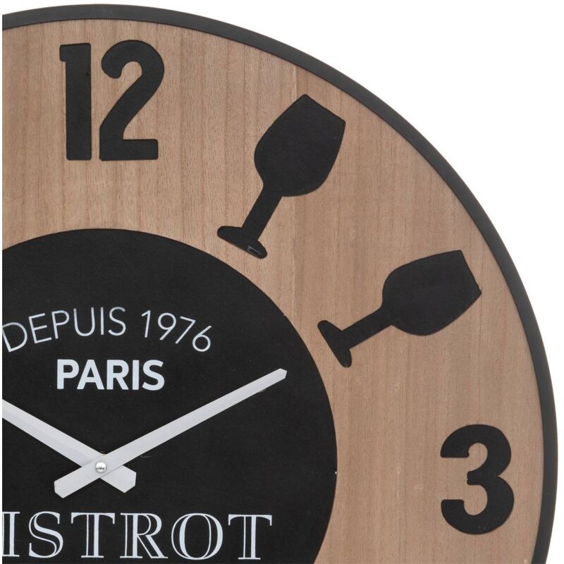 Orologio Da Parete Muro Analogico Tondo Cucina Stanza Casa Diametro 25Cm  161628 - TrAdE Shop Traesio - Idee regalo