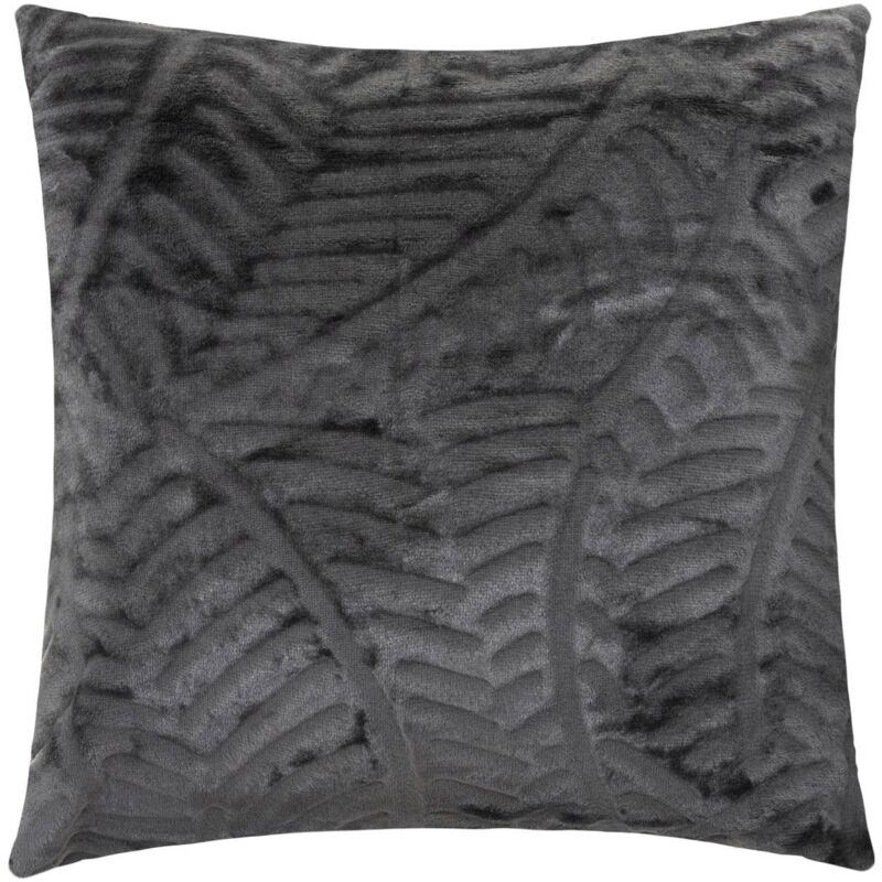 Cuscino foglie grigio ardesia 40x40cm - Atmosphera créateur d'intérieur