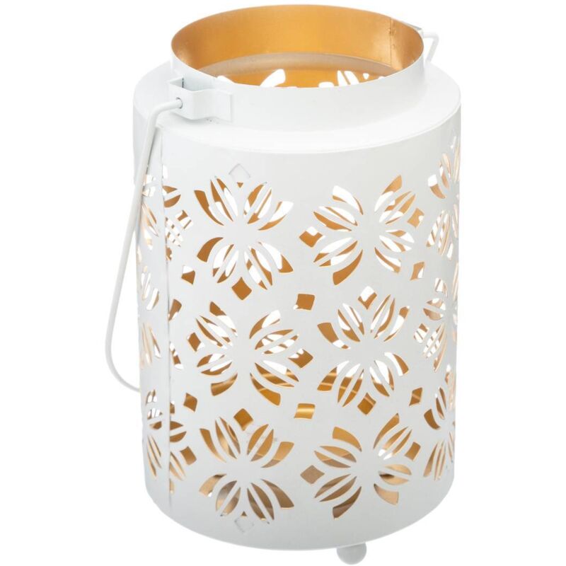 ATMOSPHERA CREATEUR D'INTERIEUR Lanterna Design In Metallo, Altezza 13 Cm, Stile Moderno Per Decorazione Interna - 5