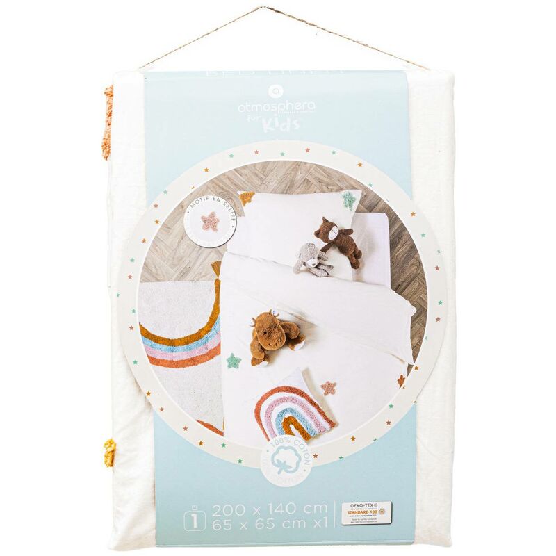 Coperte E Federe Atmospera: Set Letto Orso 140x200 Cm - Biancheria Morbida E Di Design Per La Camera Da Letto