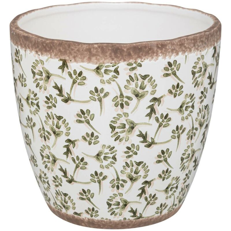 Vaso in ceramica bianca mind h25cm - Atmosphera créateur d'intérieur