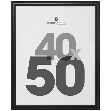Cornice per foto in legno mae 40x50cm nero - Atmosphera créateur d'intérieur