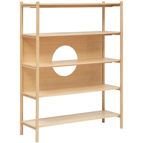 Scaffale Decorativo In Metallo Dorato - 56x151cm - Per Interni Stile Industriale - Atmosfera Creatore D'Interieur