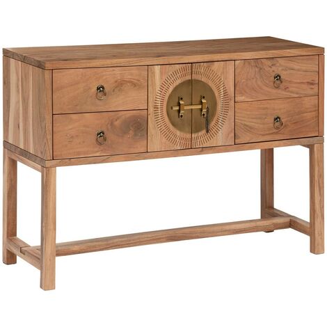 Tavolo Da Pranzo Jiling In Legno Di Acacia 180x90 Cm - Atmosfera Creatore D'Interni - 5