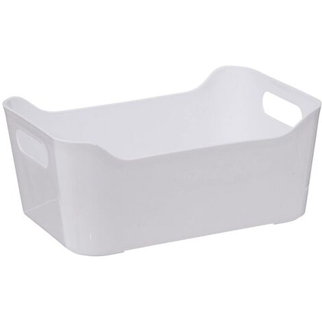 Osco Cestino Plastica Rinforzata Bianco 12 Litri – 29 Cm Altezza, Resistente, Per Ufficio O Casa - 5