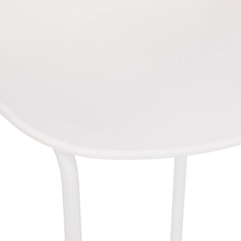 Sgabello da bar otac in metallo bianco - Atmosphera créateur d'intérieur