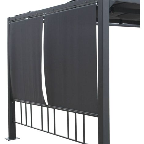 Kit di 4 tende da sole in poliestere Moai 3x4m - Hespéride