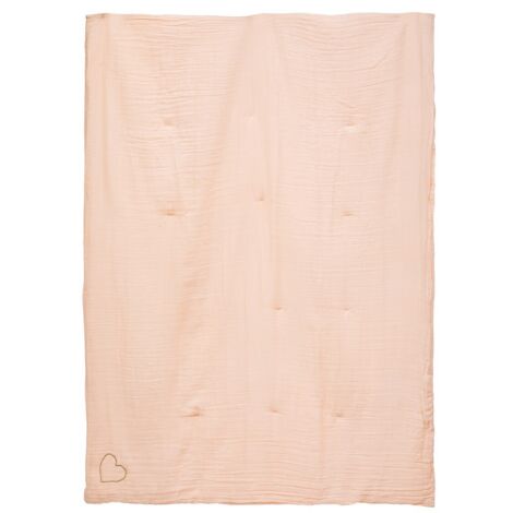 ATMOSPHERA Plaid In Flanella Rosa 125x150cm - Morbida Coperta Per Divano E Letto - 3