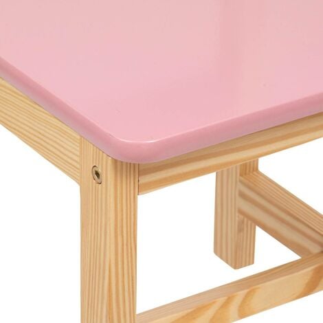 Sedia classic in legno e pino 29x29cm rosa - Atmosphera créateur d