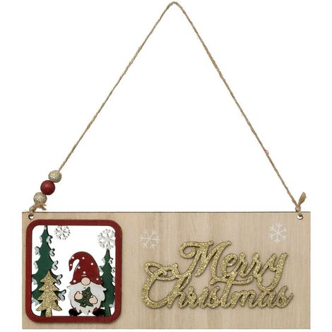 Targa In Metallo Retrò Con Gnomi Di Buon Natale, Decorazione Da Parete 20,3 X 30,5 Cm Per Casa, Bar, Pub