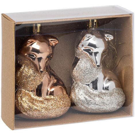 Sdn plast fox x2 10,5cm - Feeric lights & christmas (1/3)