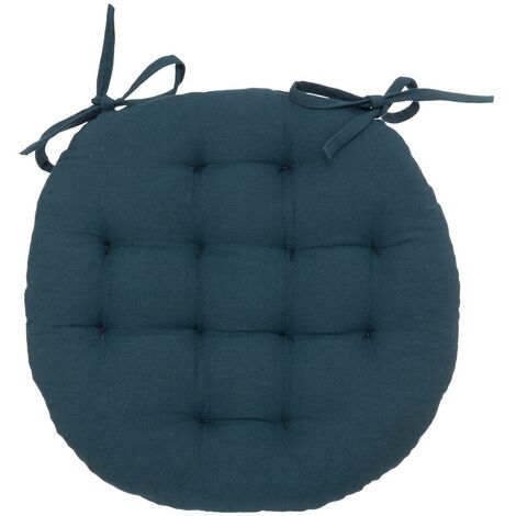 Coprisedia anjali in cotone d38cm blu egeo - Atmosphera créateur d'intérieur