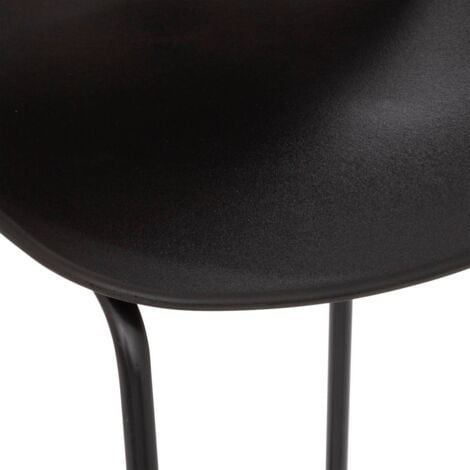Sgabello da bar otac in metallo nero - Atmosphera créateur d'intérieur