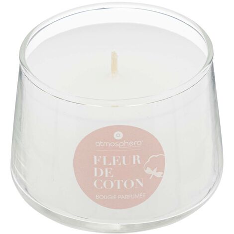 Candela profumata izor in vetro 110g fiore di cotone - Atmosphera créateur d'intérieur (1/2)