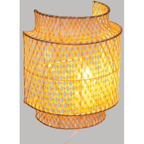 Lampada Sospensione In Bambù Naturale Liby 40cm - Atmosphera, Design Moderno Per Interni - Foto 4