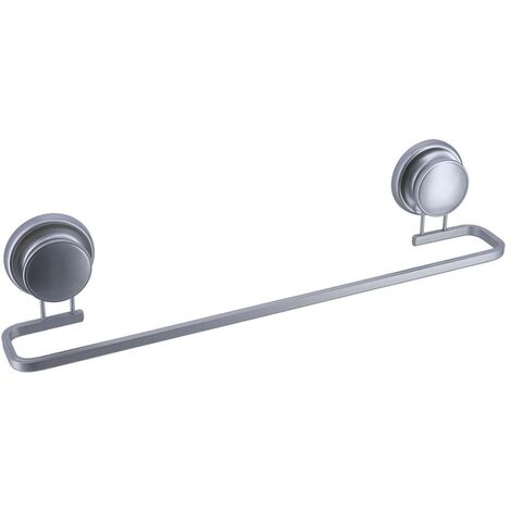 Portasciugamani Autoadesivo In Alluminio Per Bagno E Cucina - Capacità 30kg, Bianco, 50cm - Foto 8