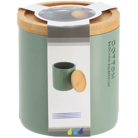 4 Scatole Di Plastica Con Coperchio In Bambù - Organizzatori Impilabili 6,5L, Con Maniglia, Per Casa O Ufficio