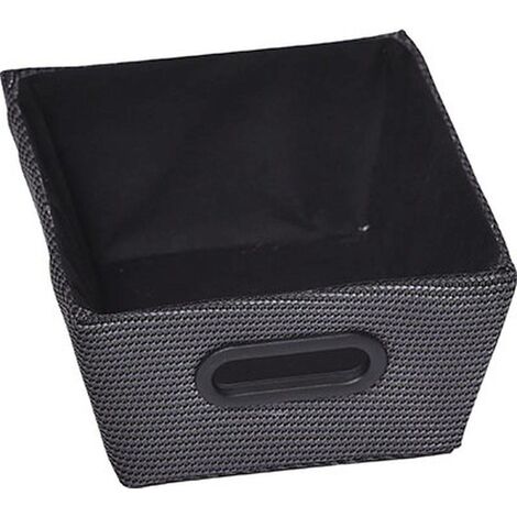 Toletta in poliestere h10.5xw20.5xd26cm - nero - Tendance (1/2)