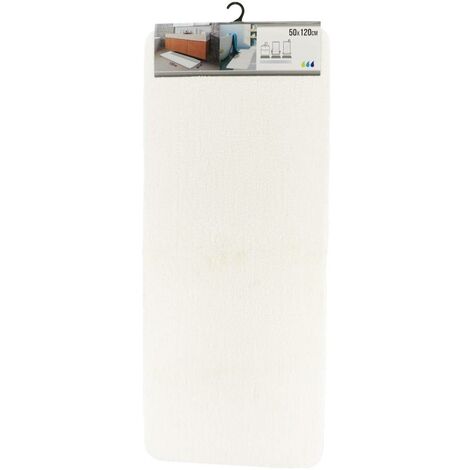Tappeto morbido in microfibra con supporto in lattice 50x70cm - grigio