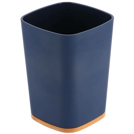 Tazza in gomma + abs e bambù - blu navy - Tendance (1/2)