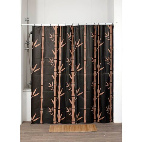 Tenda Da Doccia Bambini ABC 180x180 Cm - Educativa Con Animali, Poliestere Impermeabile