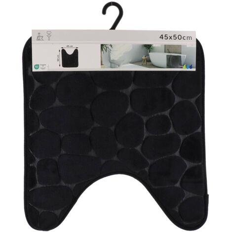 Tappetino da bagno PEBBLE in microfibra 40x60 cm Marrone Cioccolato MSV | Leroy Merlin